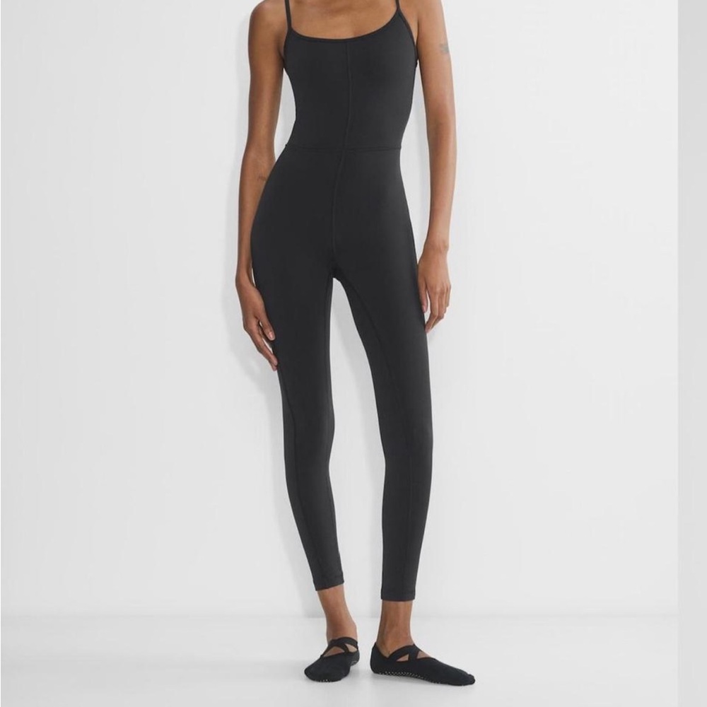 Aritzia Black Fitted Jumpsuit with Spaghetti Straps